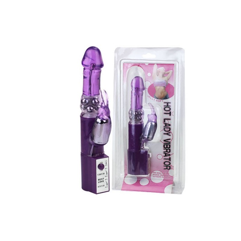 Vibratore Rabbit Baile Hot Lady Ii Pearl Rotator - BAILE ROTATIONS - Vibratori Rabbit | erosidea.com