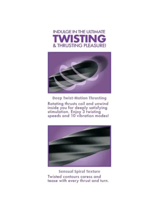 Anal Fantasy Elite - Stimolatore Anale Twist Ecstasy - ANAL FANTASY ELITE COLLECTION - Prostata e Perineo | erosidea.com