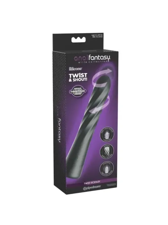 Anal Fantasy Elite - Stimolatore Anale Twist Ecstasy - ANAL FANTASY ELITE COLLECTION - Prostata e Perineo | erosidea.com