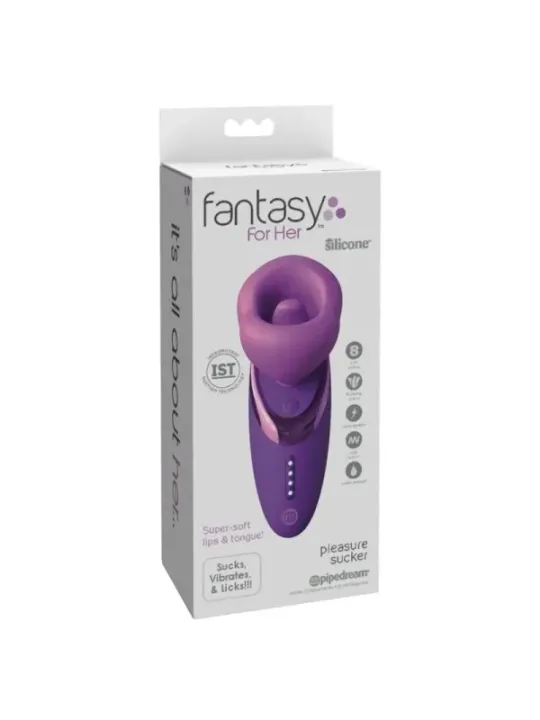 Fantasy For Her - Vibratore Aspirante Per Il Piacere Viola - FANTASY FOR HER - Stimolatori | erosidea.com