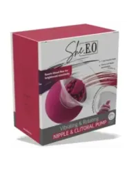 She.e.o - Pompa Vibrante E Rotante Per Capezzoli E Clitoride - She.E.O - Stimolatori | erosidea.com
