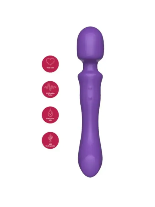 She.e.o - Bacchetta Massaggiante Vibrante A Doppia Estremit€ Viola - She.E.O - Vibratori | erosidea.com