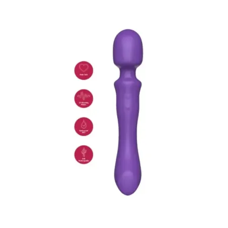 She.e.o - Bacchetta Massaggiante Vibrante A Doppia Estremit€ Viola - She.E.O - Vibratori | erosidea.com