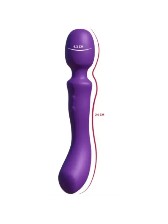 She.e.o - Bacchetta Massaggiante Vibrante A Doppia Estremit€ Viola - She.E.O - Vibratori | erosidea.com