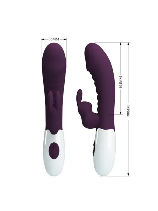 Pretty Love - Vibratore Rabbit Naughty Bunny A 30 Funzioni Viola - HIGH TECH - Vibratori Rabbit | erosidea.com