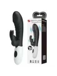 Pretty Love - Vibratore Rabbit Naughty Bunny Con 30 Funzioni Nero - HIGH TECH - Vibratori Rabbit | erosidea.com