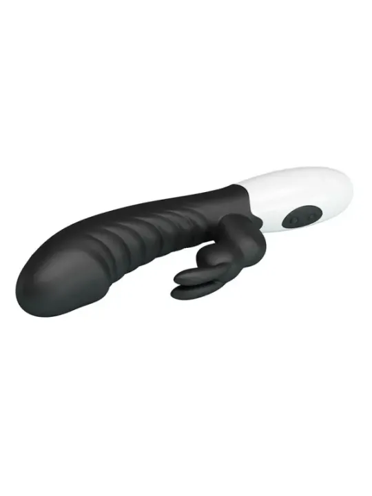 Pretty Love - Vibratore Rabbit Naughty Bunny Con 30 Funzioni Nero - HIGH TECH - Vibratori Rabbit | erosidea.com