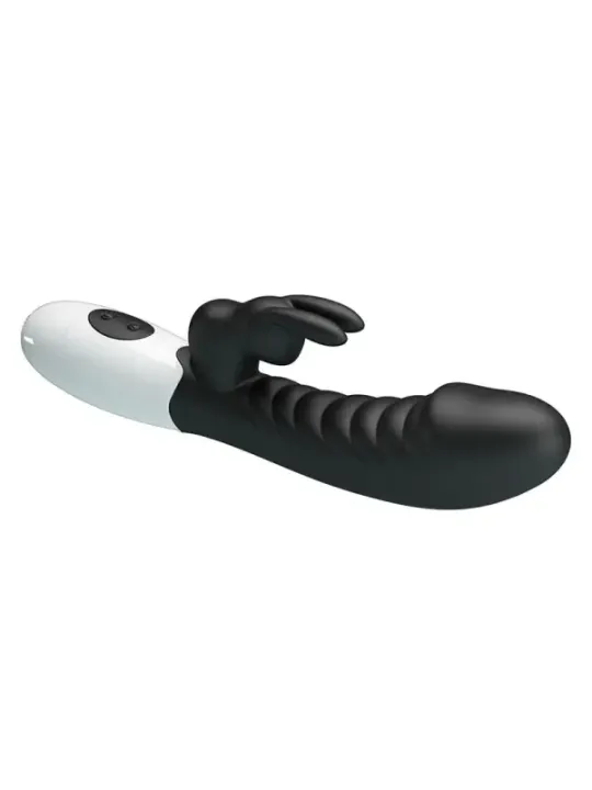 Pretty Love - Vibratore Rabbit Naughty Bunny Con 30 Funzioni Nero - HIGH TECH - Vibratori Rabbit | erosidea.com