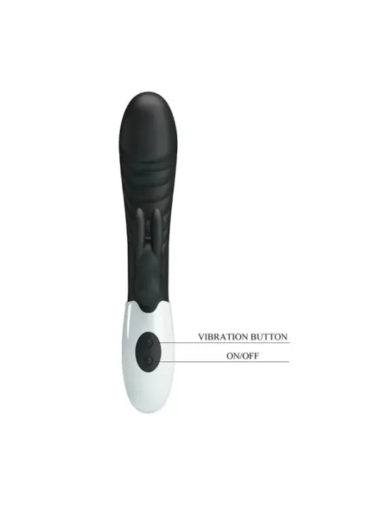 Pretty Love - Vibratore Rabbit Naughty Bunny Con 30 Funzioni Nero - HIGH TECH - Vibratori Rabbit | erosidea.com