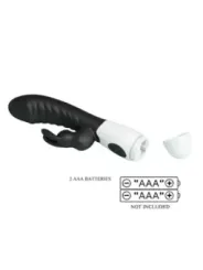 Pretty Love - Vibratore Rabbit Naughty Bunny Con 30 Funzioni Nero - HIGH TECH - Vibratori Rabbit | erosidea.com