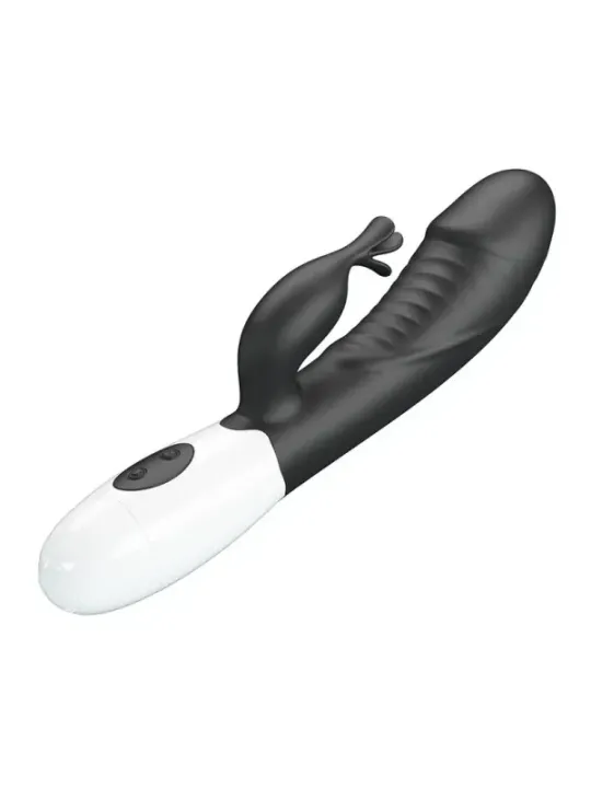 Pretty Love - Vibratore Rabbit Rasmussen 30 Funzioni Nero - HIGH TECH - Vibratori Rabbit | erosidea.com