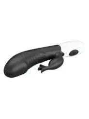 Pretty Love - Vibratore Rabbit Rasmussen 30 Funzioni Nero - HIGH TECH - Vibratori Rabbit | erosidea.com