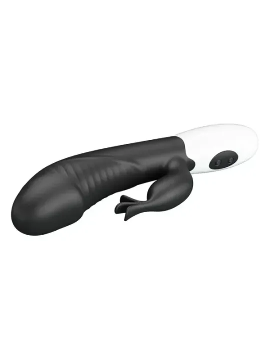 Pretty Love - Vibratore Rabbit Rasmussen 30 Funzioni Nero - HIGH TECH - Vibratori Rabbit | erosidea.com