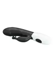 Pretty Love - Vibratore Rabbit Rasmussen 30 Funzioni Nero - HIGH TECH - Vibratori Rabbit | erosidea.com