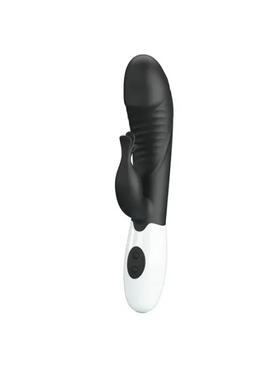 Pretty Love - Vibratore Rabbit Rasmussen 30 Funzioni Nero - HIGH TECH - Vibratori Rabbit | erosidea.com