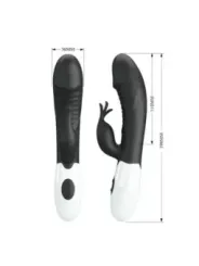 Pretty Love - Vibratore Rabbit Rasmussen 30 Funzioni Nero - HIGH TECH - Vibratori Rabbit | erosidea.com