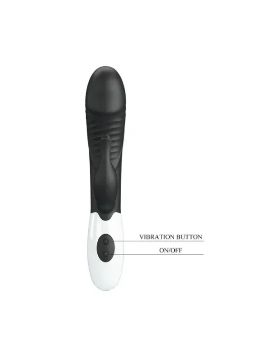 Pretty Love - Vibratore Rabbit Rasmussen 30 Funzioni Nero - HIGH TECH - Vibratori Rabbit | erosidea.com
