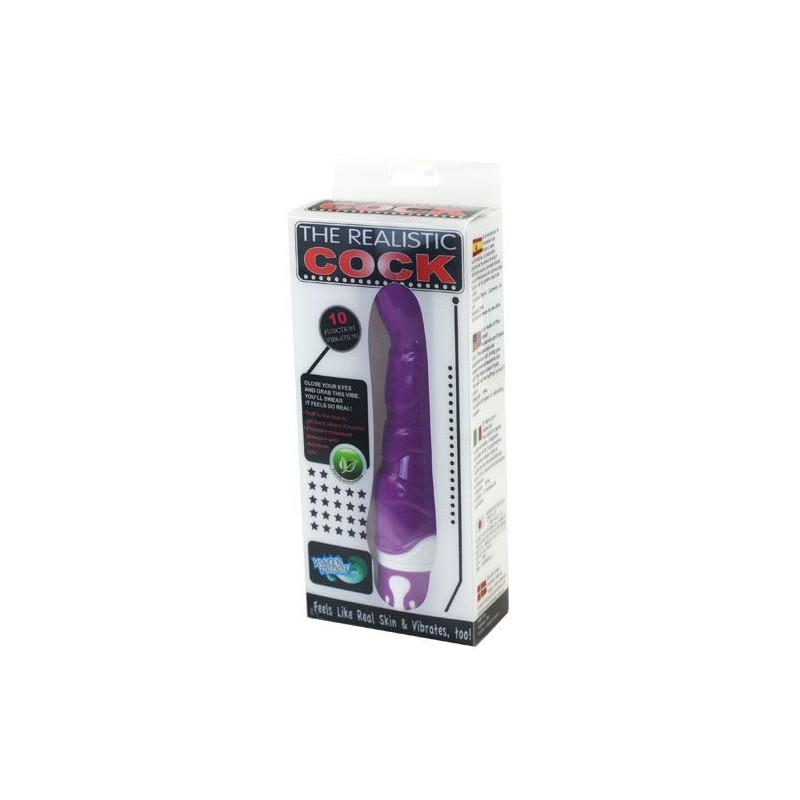 Pene Realistico A 10 Ritmi Sensazione Violetto - BAILE VIBRATORS - Dildo Realistici | erosidea.com