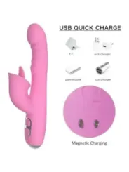 Nalone - Vibratore Rabbit T-May Magic Stick Rosa - NALONE - Vibratori Rabbit | erosidea.com