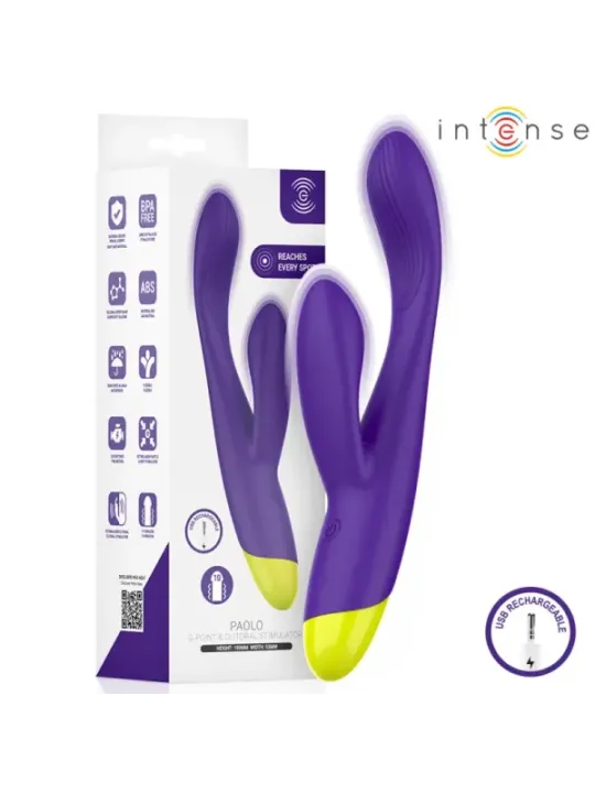 Intense - Paolo Stimolatore Ricaricabile Per Il Punto G E Il Clitoride - INTENSE HIGH TECH - Vibratori Rabbit | erosidea.com