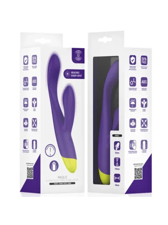 Intense - Paolo Stimolatore Ricaricabile Per Il Punto G E Il Clitoride - INTENSE HIGH TECH - Vibratori Rabbit | erosidea.com