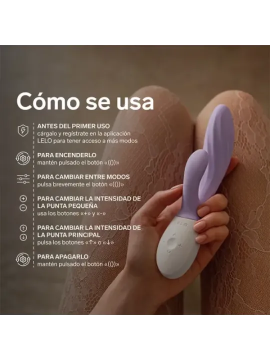 Lelo - Ina Twist Doppio Vibratore Per Il Punto G E Il Clitoride Lavanda - Lelo - Vibratori Doppi | erosidea.com