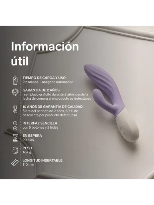 Lelo - Ina Twist Doppio Vibratore Per Il Punto G E Il Clitoride Lavanda - Lelo - Vibratori Doppi | erosidea.com