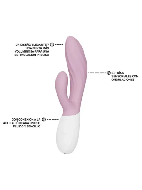 Lelo - Ina Twist Doppio Vibratore Per Il Punto G E Il Clitoride Rosa - Lelo - Vibratori Doppi | erosidea.com