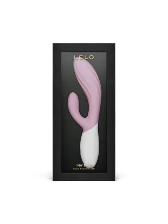 Lelo - Ina Twist Doppio Vibratore Per Il Punto G E Il Clitoride Rosa - Lelo - Vibratori Doppi | erosidea.com