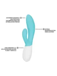 Lelo - Ina Twist Doppio Vibratore Per Il Punto G E Il Clitoride Blu - Lelo - Vibratori Doppi | erosidea.com