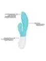 Lelo - Ina Twist Doppio Vibratore Per Il Punto G E Il Clitoride Blu - Lelo - Vibratori Doppi | erosidea.com