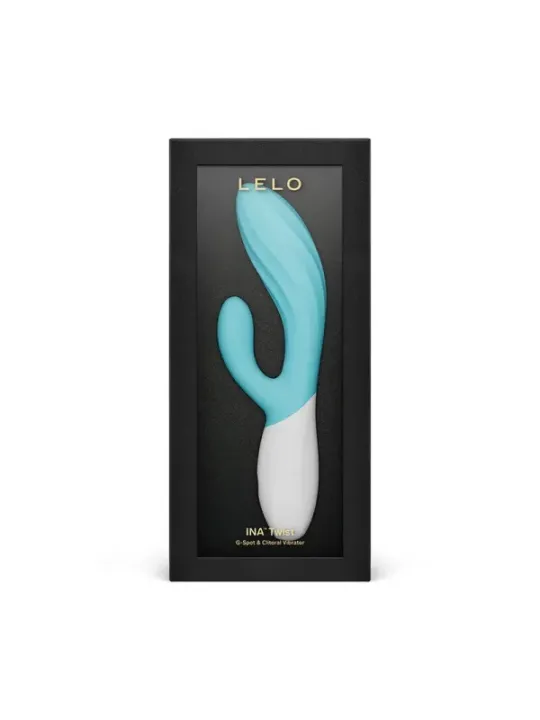 Lelo - Ina Twist Doppio Vibratore Per Il Punto G E Il Clitoride Blu - Lelo - Vibratori Doppi | erosidea.com
