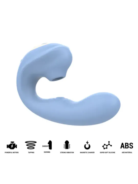 Intense - Stimolatore Clitorideo Multifunzione Gina Blu - INTENSE HIGH TECH - Vibratori Clitoride | erosidea.com