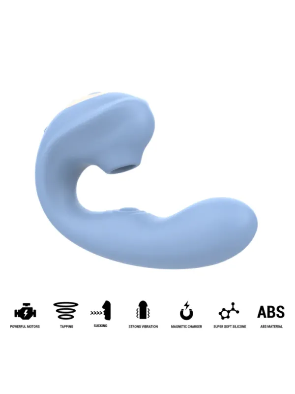 Intense - Stimolatore Clitorideo Multifunzione Gina Blu - INTENSE HIGH TECH - Vibratori Clitoride | erosidea.com