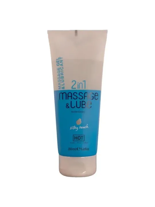 Hot - Massage & Glide Gel 2In1 Tocco Setoso 200 Ml - HOT - A Base Acqua | erosidea.com