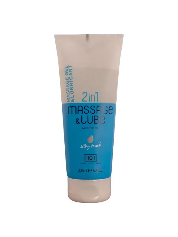Hot - Massage & Glide Gel 2In1 Tocco Setoso 200 Ml - HOT - A Base Acqua | erosidea.com