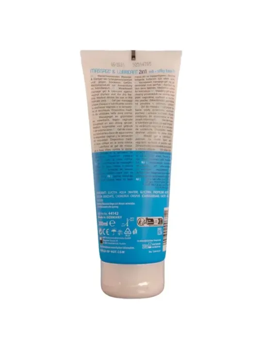 Hot - Massage & Glide Gel 2In1 Tocco Setoso 200 Ml - HOT - A Base Acqua | erosidea.com