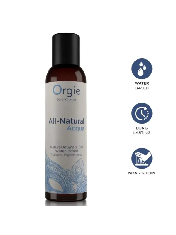 Orgie - Gel Intimo Naturale A Base De Acqua 150 Ml - ORGIE - A Base Acqua | erosidea.com