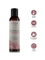 Orgie - Gel Intimo A Base Acqua Completamente Naturale Alla Fragola 150 Ml - ORGIE - Aromatizzati e Commestibili | erosidea.com