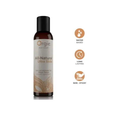 Orgie - Gel Intimo Ultra Slide A Base De Cqua Completamente Naturale 150 Ml - ORGIE - A Base Acqua | erosidea.com