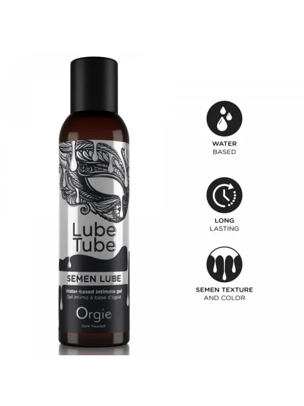 Orgie - Tubo Lubrificante Semen Lubrificante Gel Intimo A Base De Acqua 150 Ml - ORGIE - A Base Acqua | erosidea.com