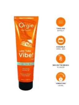 Orgie - Lubrificante In Tubo Vibe! Sesso Sulla Spiaggia Gel Intimo Baciabile Leggero 100 Ml