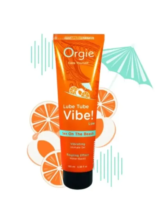 Orgie - Lubrificante In Tubo Vibe! Sesso Sulla Spiaggia Gel Intimo Baciabile Leggero 100 Ml - ORGIE - Aromatizzati e Commestibili | erosidea.com
