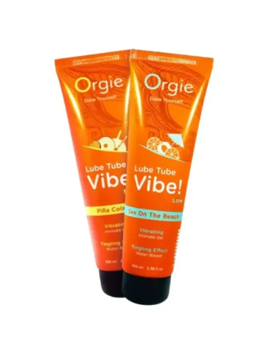 Orgie - Lubrificante In Tubo Vibe! Sesso Sulla Spiaggia Gel Intimo Baciabile Leggero 100 Ml - ORGIE - Aromatizzati e Commestibili | erosidea.com