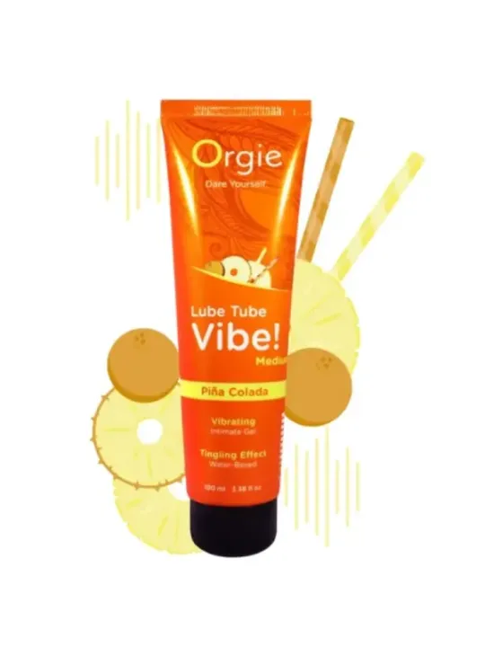 Orgie - Lube Tube Vibe! Pi‘a Colada Kissable Gel Intimo Formulo Medio 100 Ml - ORGIE - Aromatizzati e Commestibili | erosidea.com