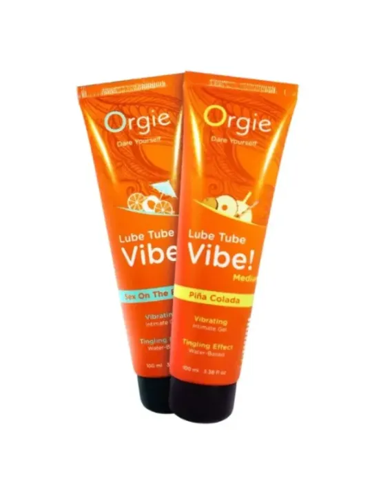 Orgie - Lube Tube Vibe! Pi‘a Colada Kissable Gel Intimo Formulo Medio 100 Ml - ORGIE - Aromatizzati e Commestibili | erosidea.com