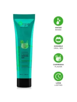 Orgie - Tubo Lubrificante Cocktail Caipirinha Baciabile Gel Intimo A Base De Acqua 100 Ml