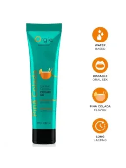 Orgie - Tubo Lubrificante Cocktail Pi‘a Colada Baciabile Gel Intimo A Base De Acqua 100 Ml