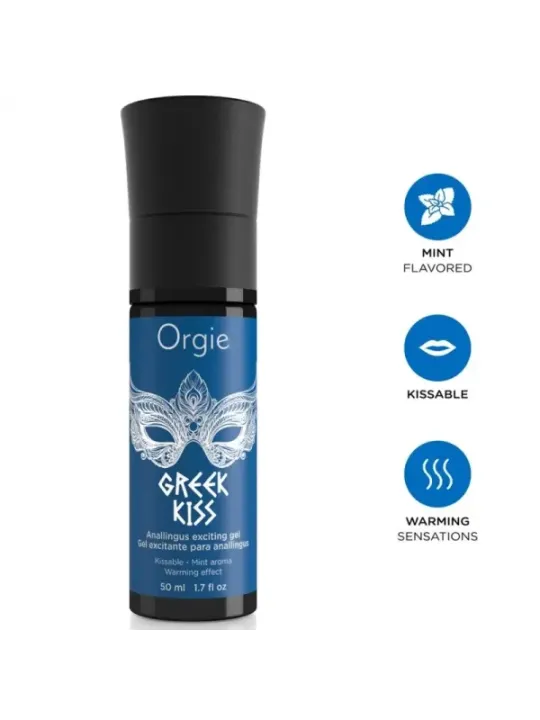 Orgie - Gel Stimolante Anale Al Menta 'Kig Kiss' 50 Ml - ORGIE - Piacere Anale | erosidea.com