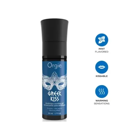 Orgie - Gel Stimolante Anale Al Menta 'Kig Kiss' 50 Ml - ORGIE - Piacere Anale | erosidea.com